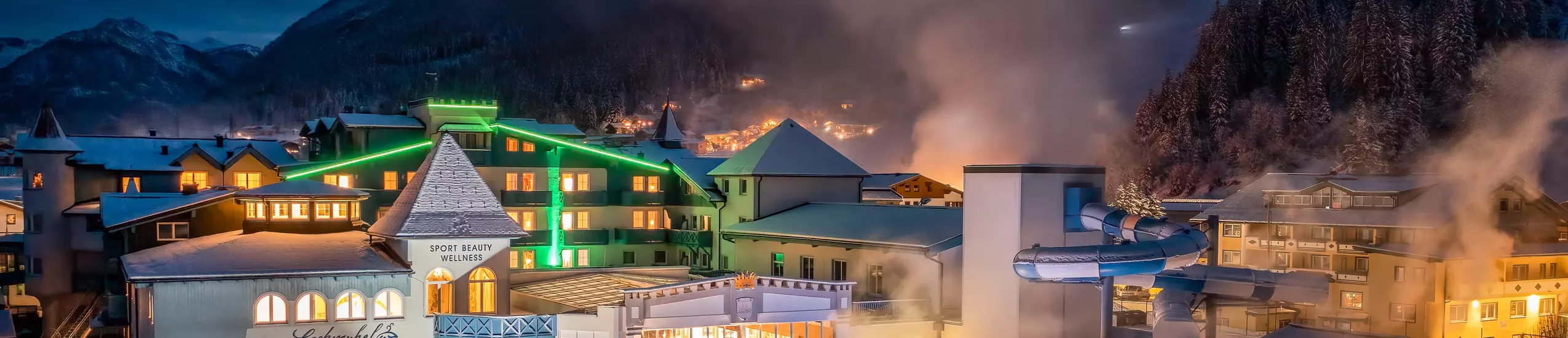 Schlosshotel Lacknerhof in Flachau im Winter