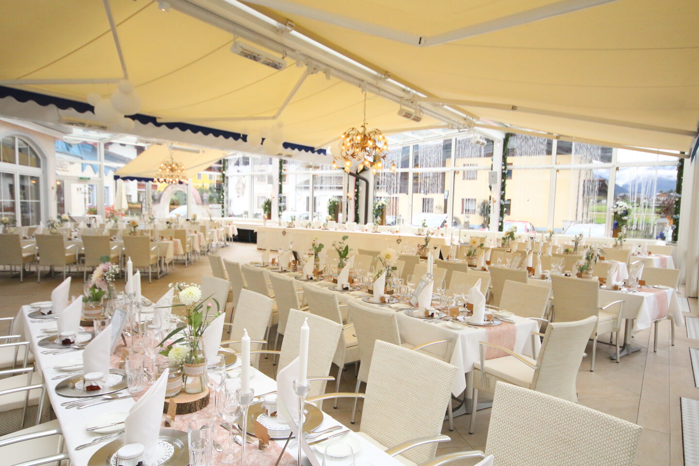 Heiraten im Schlosshotel Lacknerhof Wintergarten