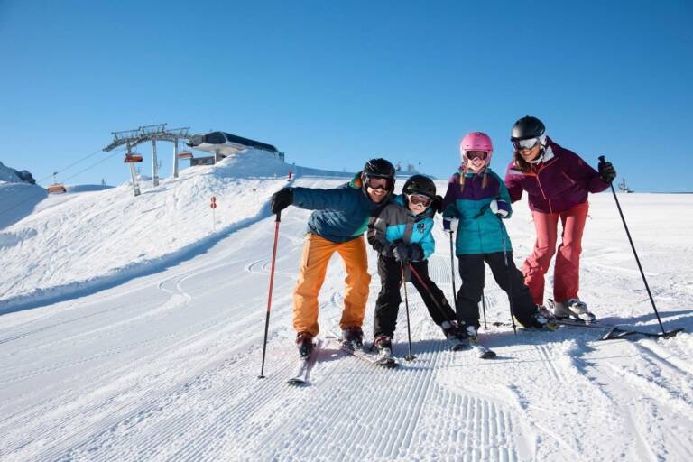 Flachau ist ein Skigebiet für Familien